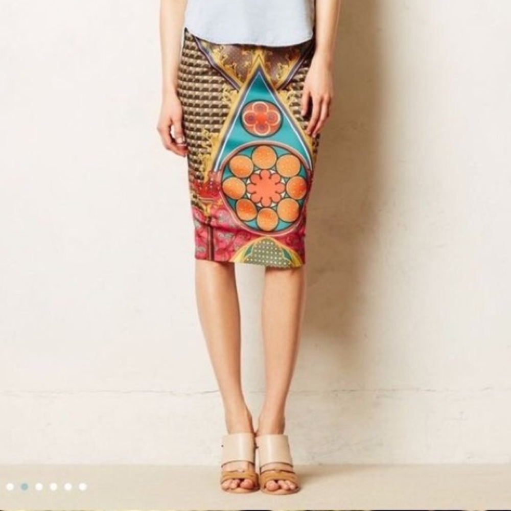 Anthropologie Pankaj and Nidhi pencil skirt